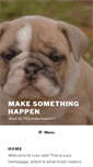 Mobile Screenshot of makesomethinghappen.com