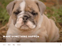 Tablet Screenshot of makesomethinghappen.com